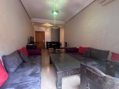 Appartement lumineux et spacieux, idéalement situé sur le Boulevard Mohamed El Baqual à Gueliz