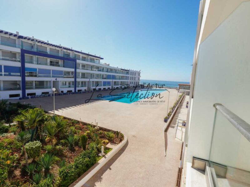 Appartement à vendre vue sur piscine dans une résidence de haut standing à Taghazout